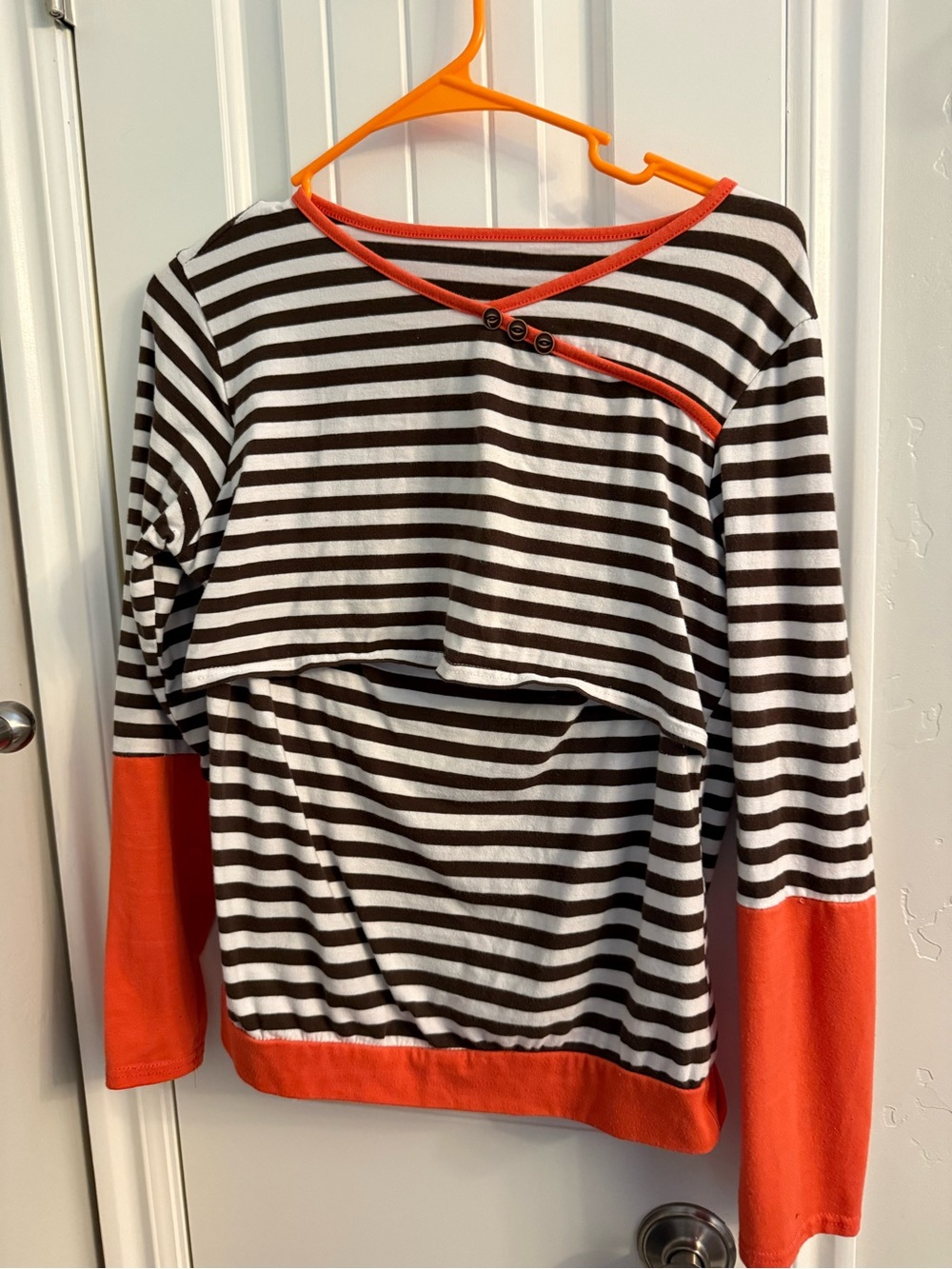 Striped Nursing Top